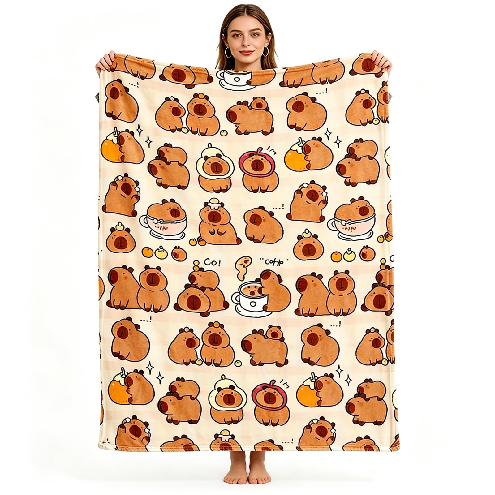 Plaid Capybara douillet pour des soirées cocooning réussies