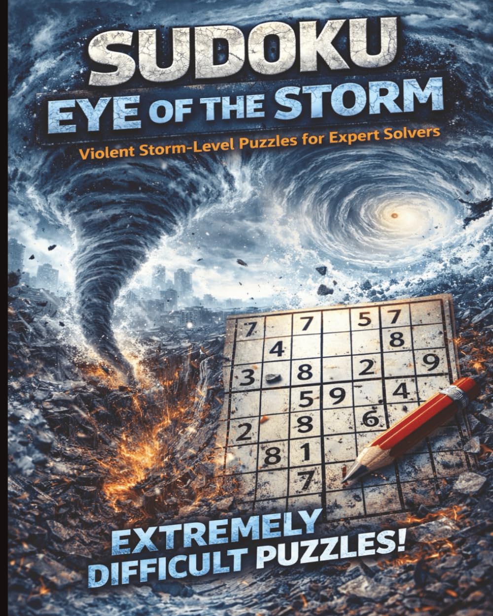 Sudoku: Eye of the Storm Violent Wind-Level Puzzles for Expert Solvers (Elemental Sudoku Collection: Fire. Sea. Earth. Wind. — Extreme Puzzles for Elite Solvers)