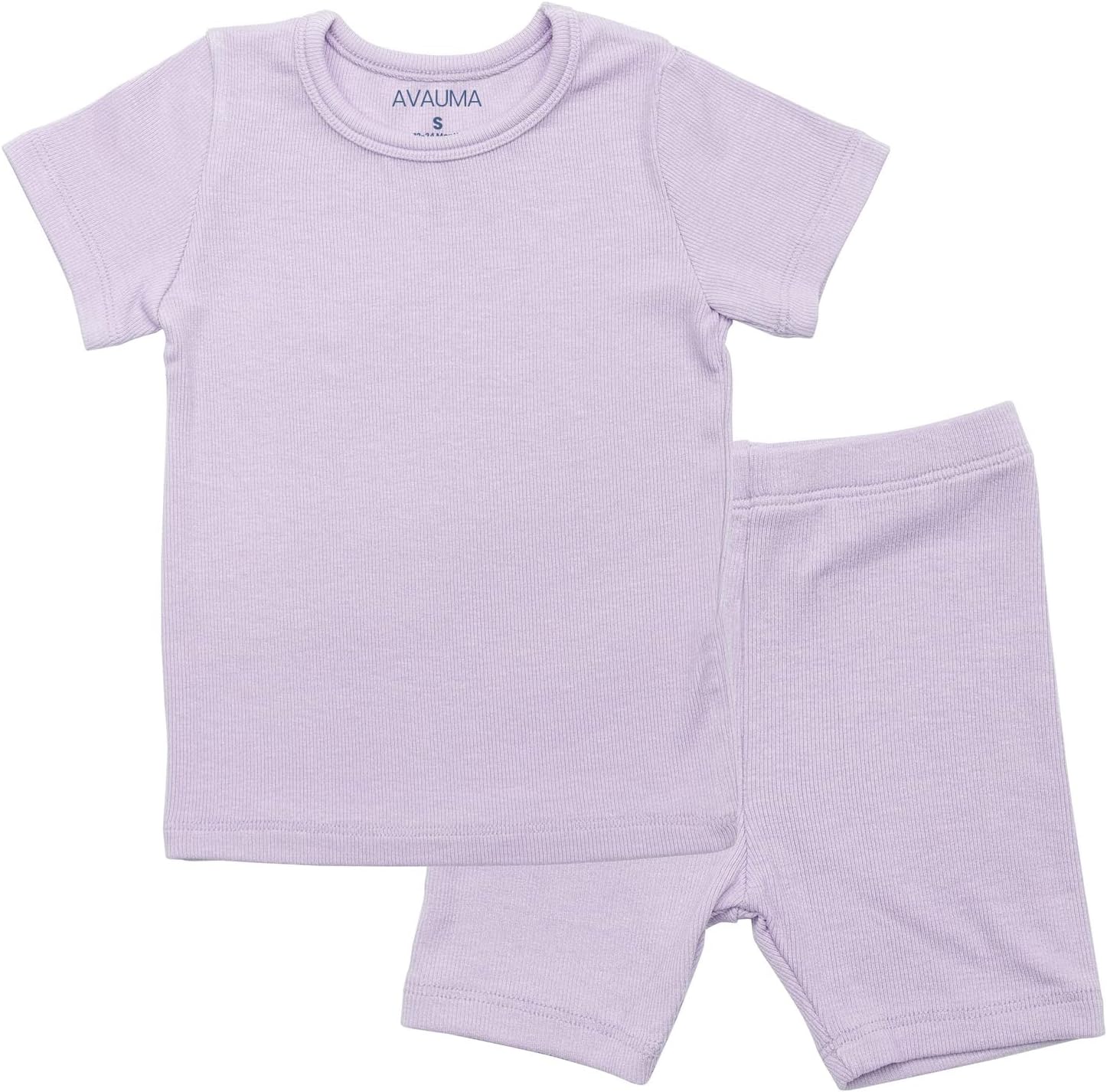 AVAUMABaby Boys Girls Pajama Set Kids Toddler Snug fit Ribbed Sleepwear pjs for Daily Life Style