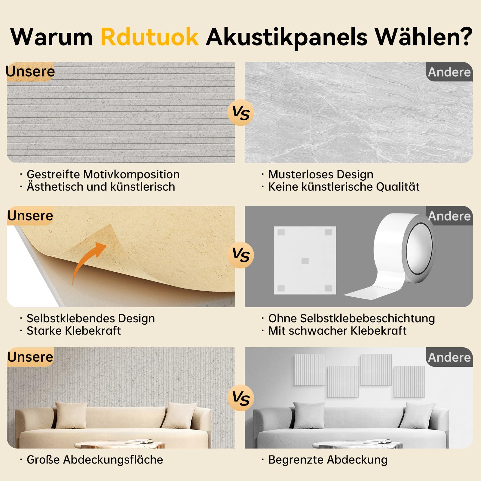 4 Stücke Akustikplatten,120x60x0.9 cm Kante Hochdichte Akustik Panel Schallschutzpaneele Schallabsorber Schallschutz für Tonstudio, Büro,Studio und Wanddekoration,Silbergrau