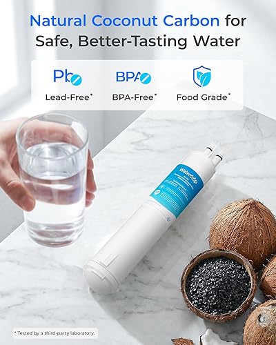 Miniatura 6 de Waterdrop 4396841 Reemplazo para filtro Everydrop® 3, EDR3RXD1, 4396710, Kenmore® 46-9083, 46-9030, filtro de agua para refrigerador, 1 filtro