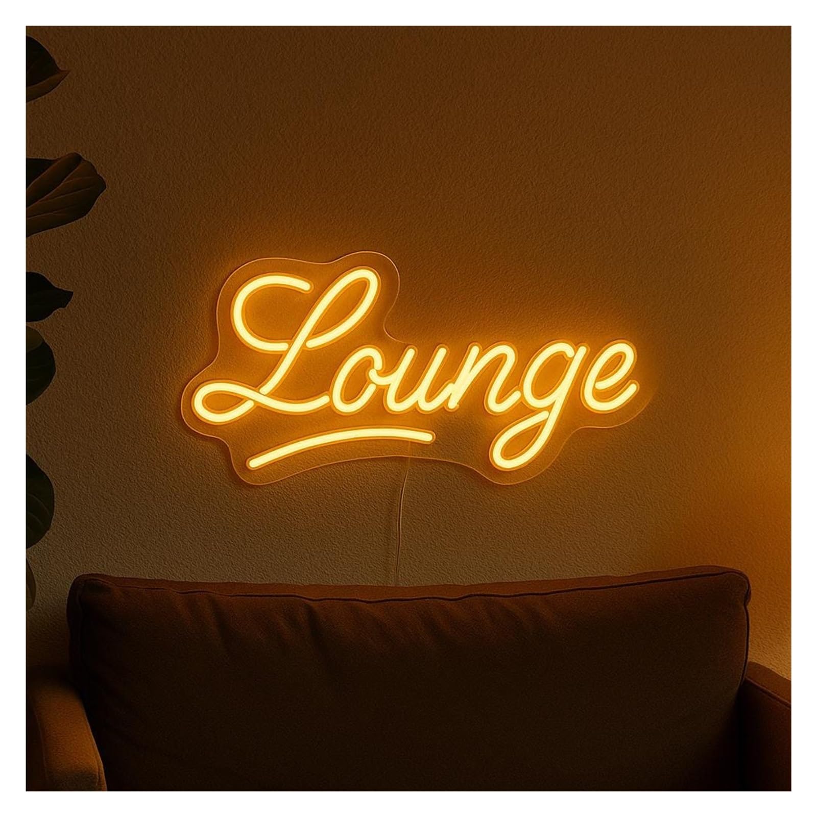 SHOUXI Sign Lamp Lounge Neon Sign, Suitable for Store Wall Decor with Dimmable 51cm