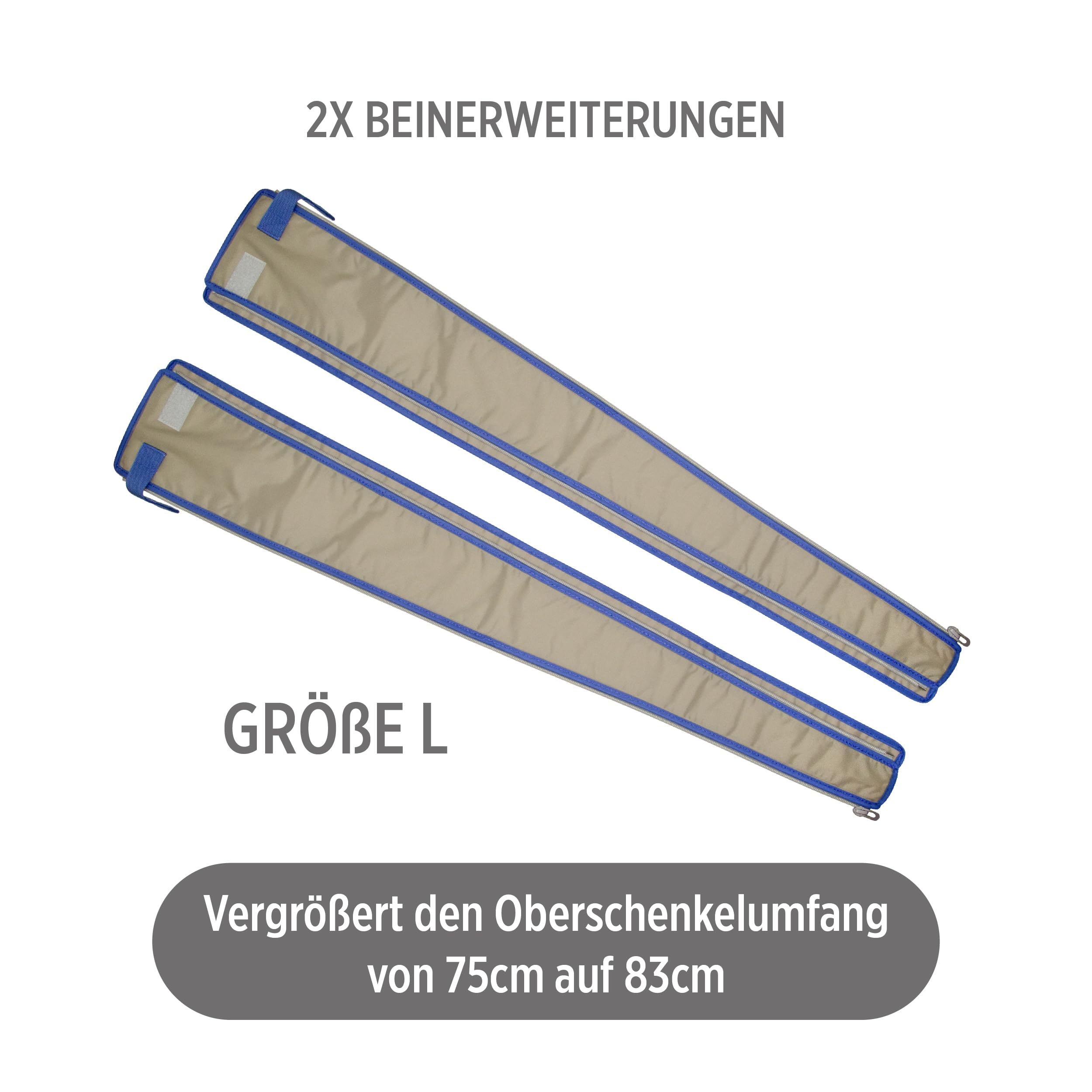 I-press4 Lymphdrainagegerät Beinerweiterung passend für Größe L für I-press4 und I-press4 premium