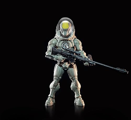 Four Horsemen Cosmic Legions T.U.5.C.C. Centinela Constructor Figura de acción Hvalkatar Book One