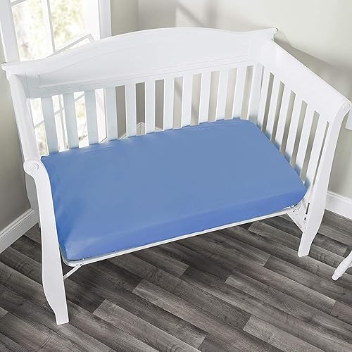 Miniatura 3 de EVERYDAY KIDS - Sábana bajera para cuna, 100% micro fibra suave, transpirable e hipoalergénica, se adapta al colchón de cuna tamaño estándar de 28