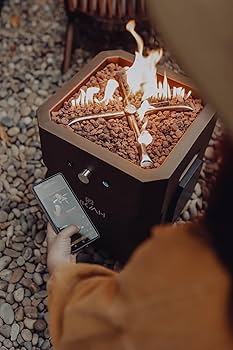 Amazon.com : Ukiah TK-1044-T2BLK Portable Fire Pit, 15-1/4 in OAW