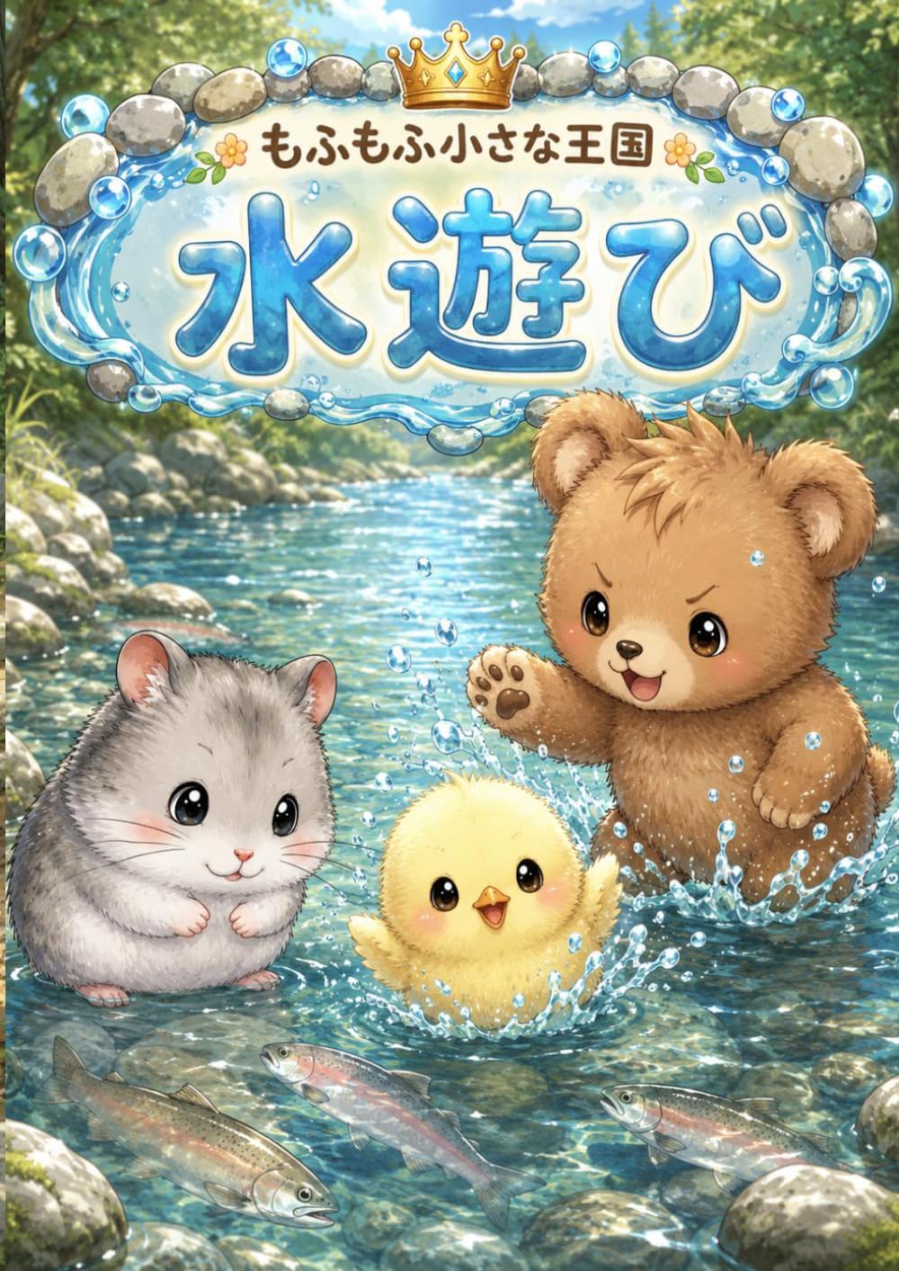 水遊び: 夏の水遊び (もふもふ小さな王国)
