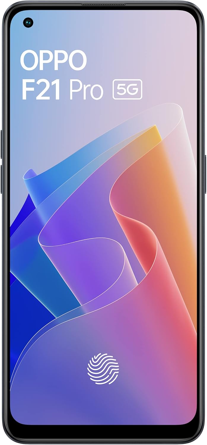 OPPO F21 Pro (5G) Dual-SIM 128GB ROM + 8GB RAM (Only GSM | No CDMA) Factory Unlocked 5G Smartphone (Starlight Black) - International Version