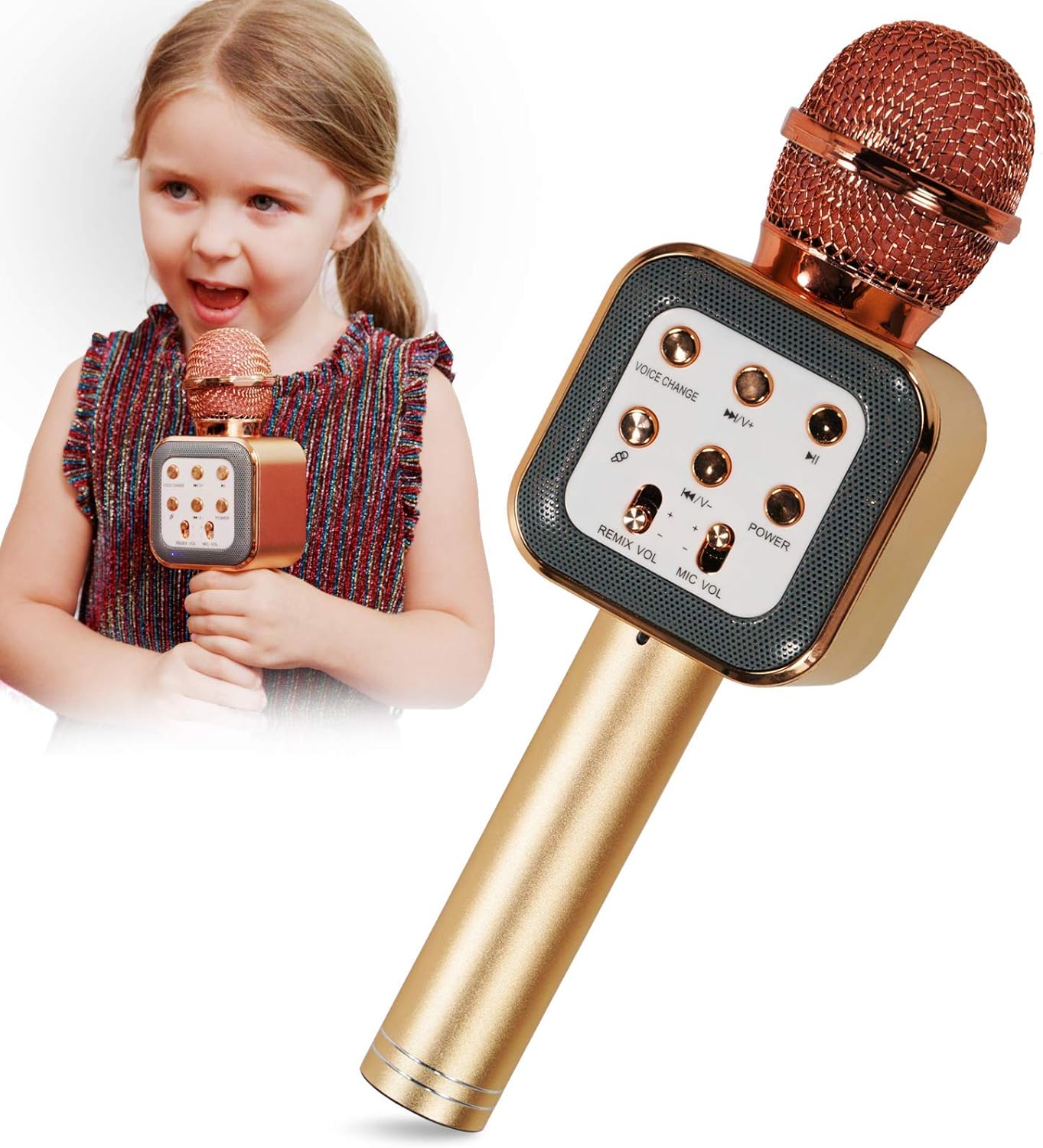 House Party Karaoke Wireless Microphone with BuiltIn HD