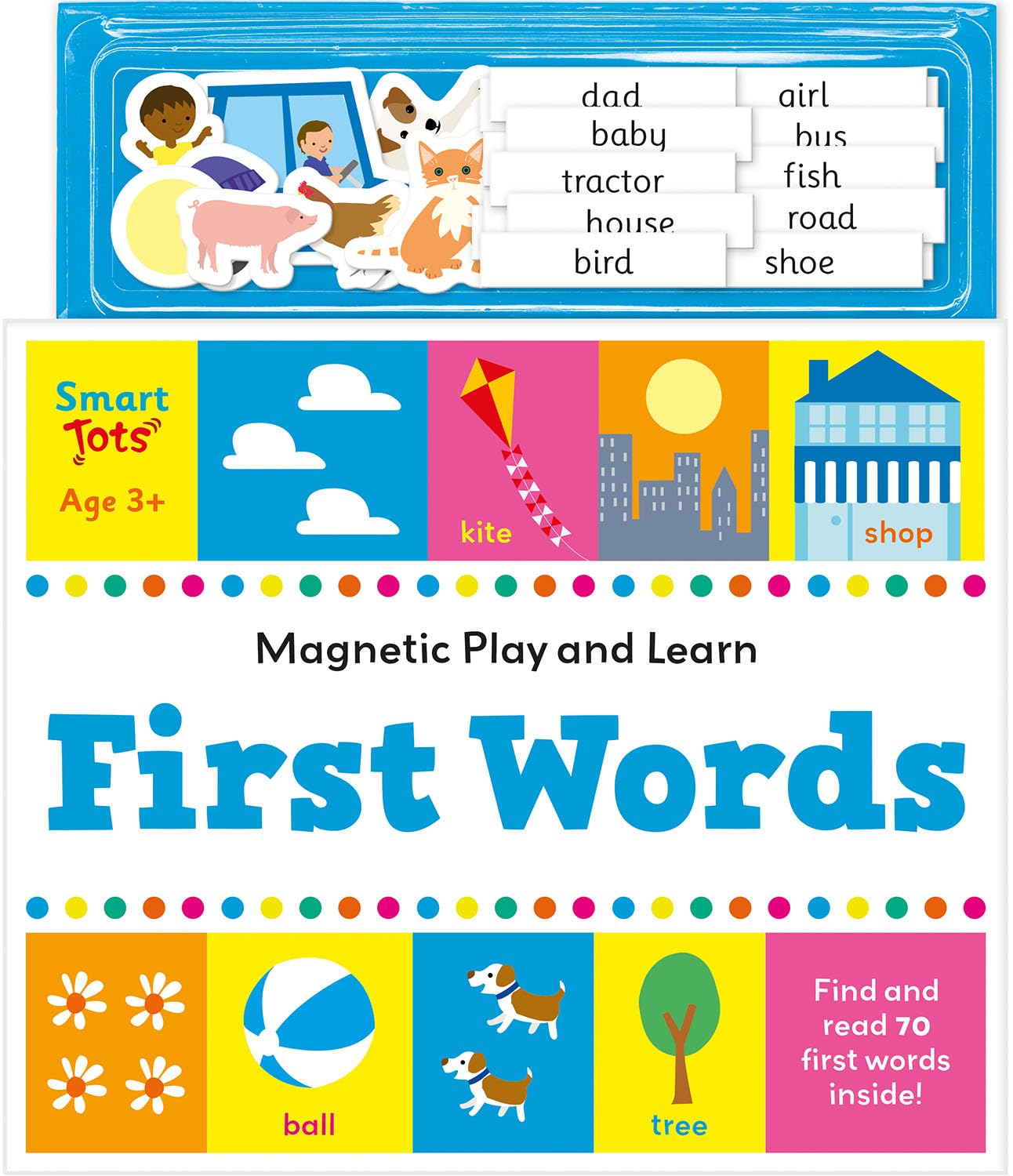 First Words: Magnetic First Words Matching Book for Kids Ages 3+ (Magnetic Play & Learn)