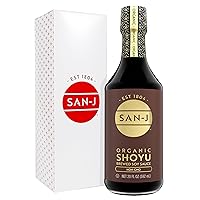 Vista 12 de San-J - Salsa de soja orgánica Shoyu - Hecha con trigo y soja - Especialmente elaborada - Botella de 10 oz