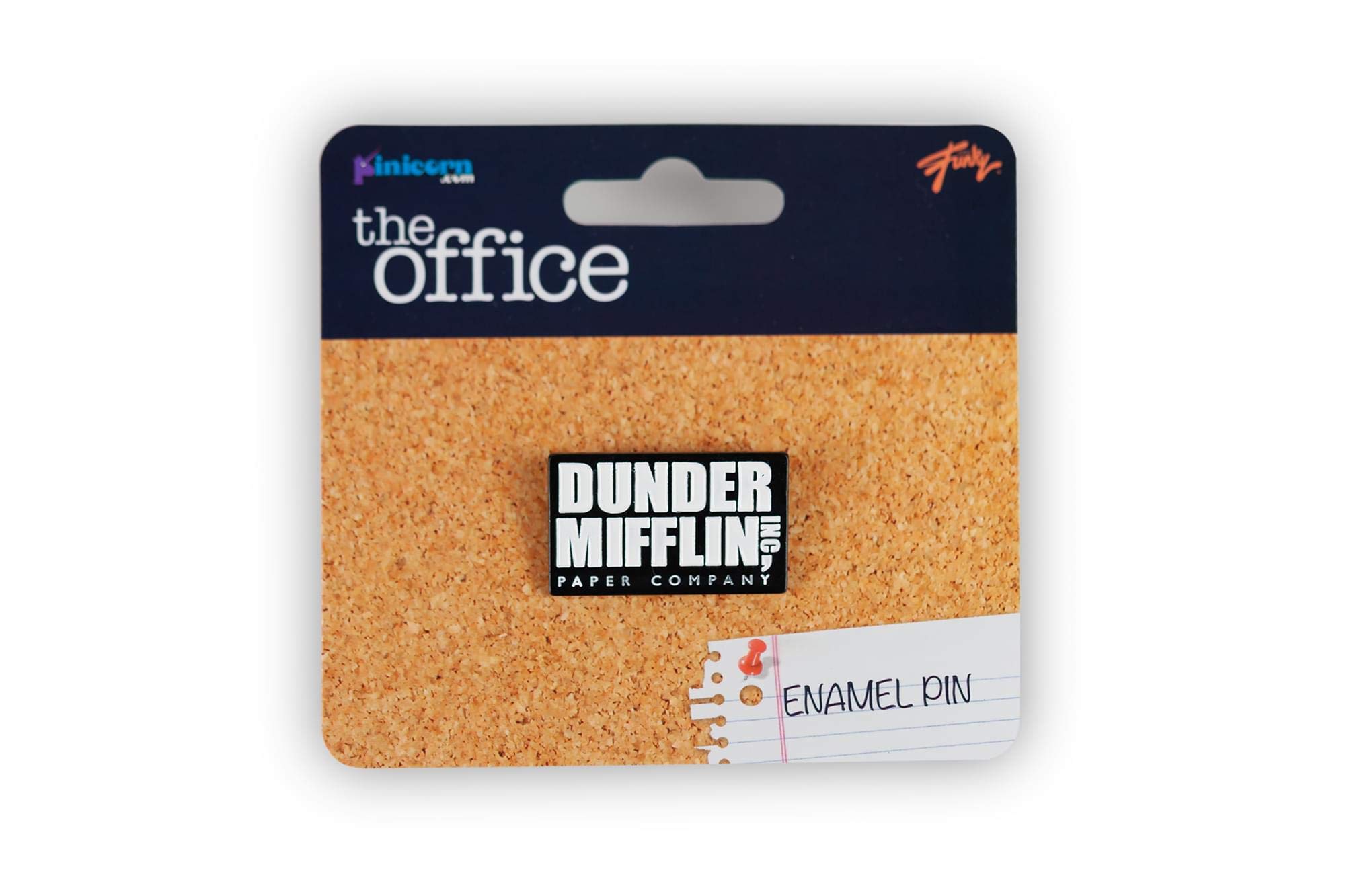 Just FunkyThe Office Dunder Mifflin Logo Enamel Pin | For Fans Of The Office
