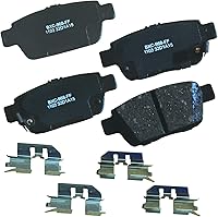 Vista 143 de Pastillas de freno traseras cerámicas Bendix Premium SBC1337 para Cadillac CTS 2014-2008, SRX 2016-2010, Chevrolet Camaro 2015-2010, Saab 9-4X 2011