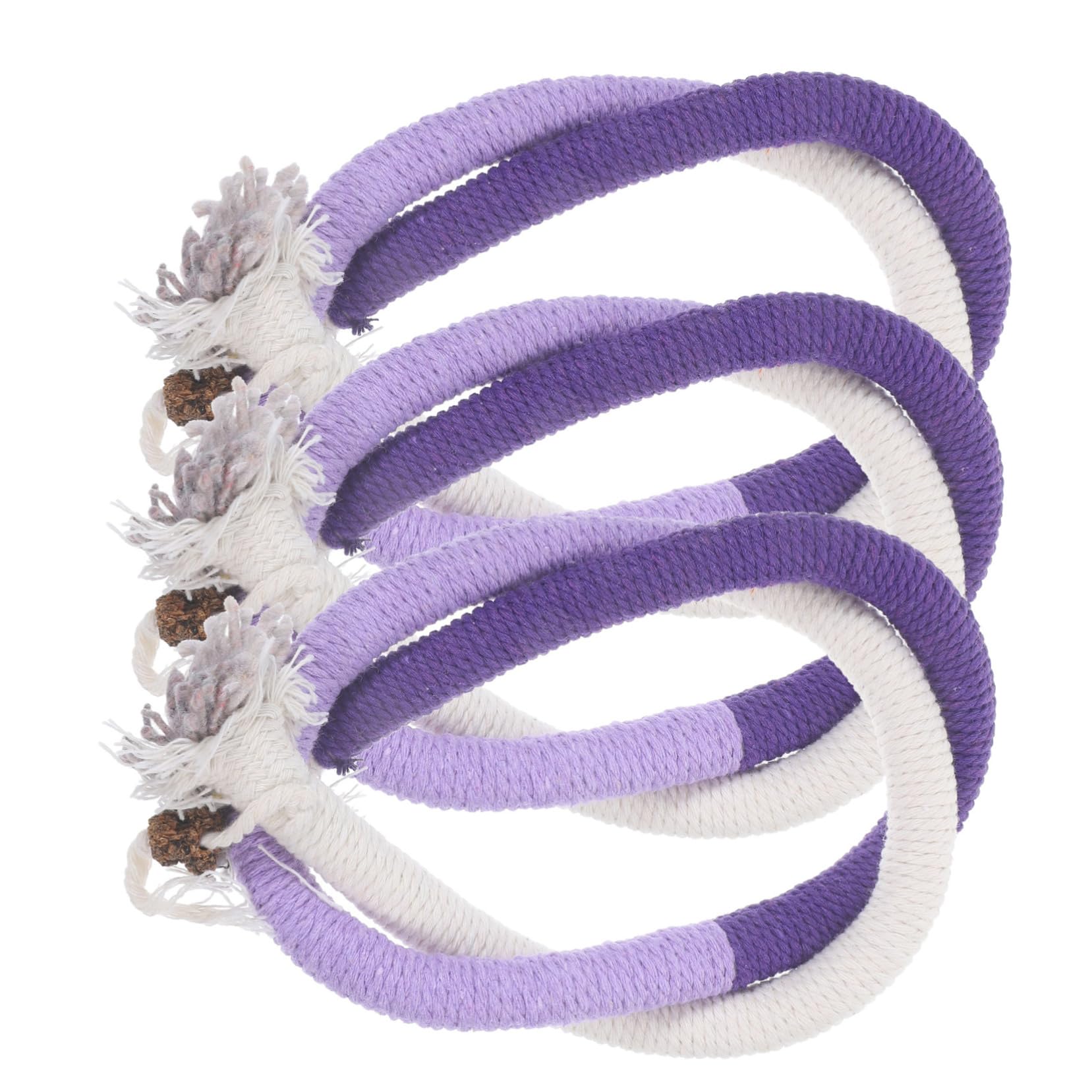 BESPORTBLE 12 Pièces Jouet pour Chat Jouets pour Animaux De Compagnie Jouets pour Chaton Voiture Corde en Coton Jouets De Morsure De Chat Corde De Meulage De Dents De Chat Jouets À Mâcher