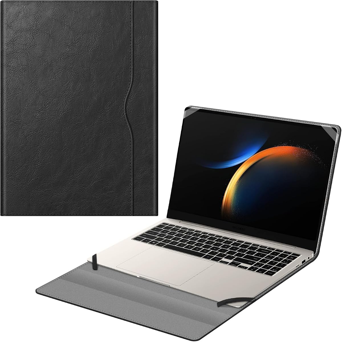 Fintie Funda para Samsung Galaxy Book4 Edge NP960XMA de 16 pulgadas | Book5Pro 360 NP960QHA / Book4Ultra NP960XGL / Book4Pro 360 NP960QGK / Book3Pro 360 NP960QFG, negro