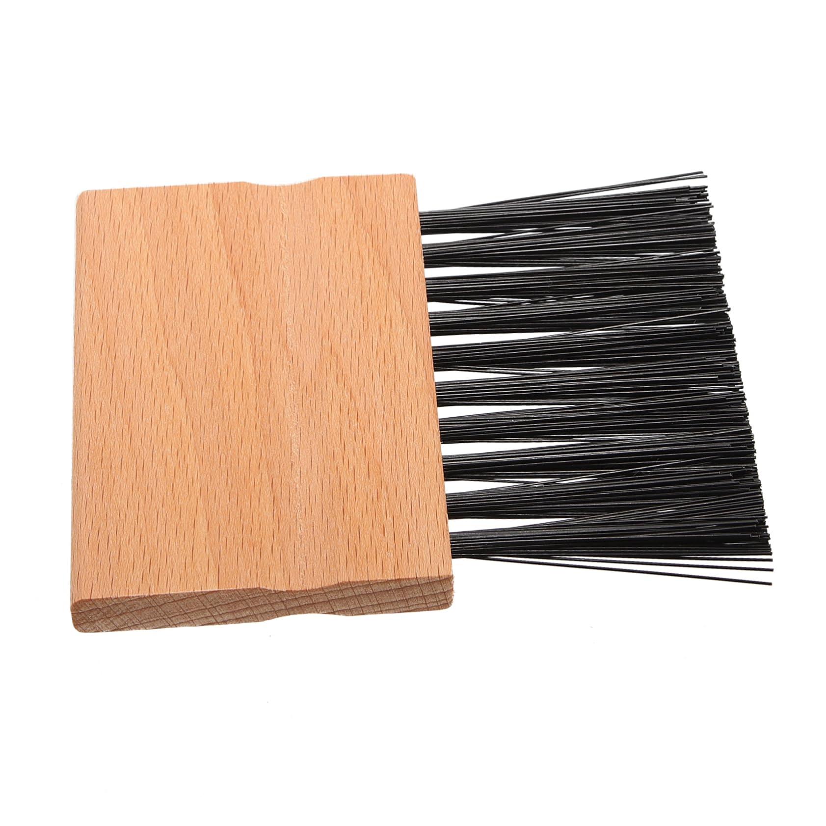 Happyyami Baseball Plate Cleaning Brush Softball Brush for Home Plate Referee's Tool Wooden Handle Umpire Supply Cleaning Brush