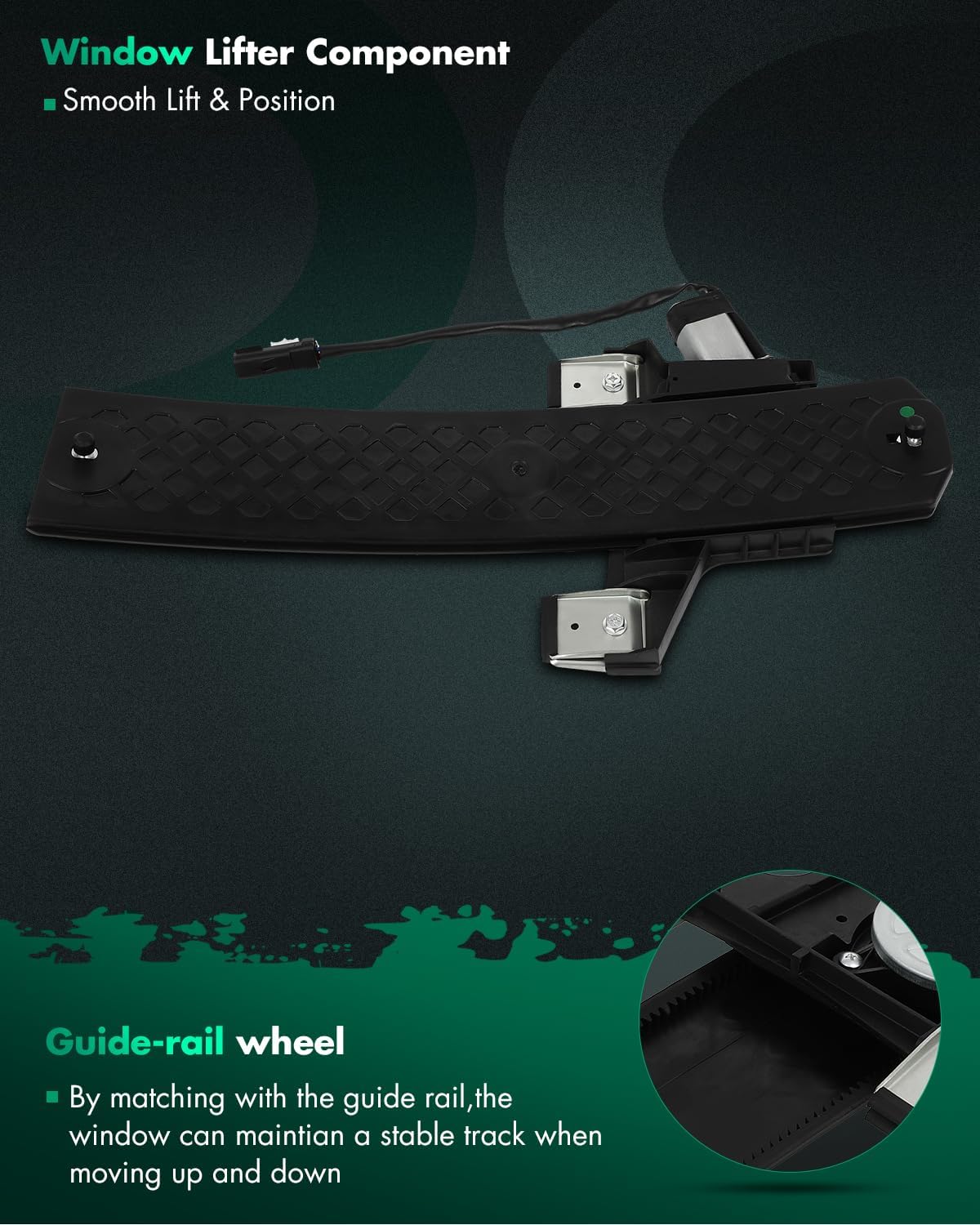 SCITOO Power Window Regulator and Motor fit for 2006 2007 2008 2009 2010 for Chrysler PT Cruiser Rear Left Side 751-616