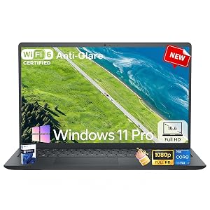 Dell 15 Touchscreen for Business Laptop Computer - 15 6 Anti Glare FHD Display 13th Gen Intel 10-Core