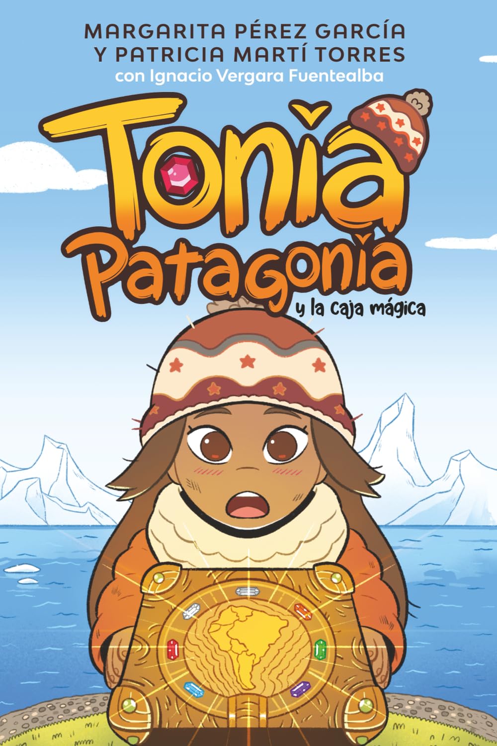 Tonia Patagonia y la caja mágica: A funny adventure across South America in Easy Spanish for kids and beginners, with Spanish-English vocabulary, language tips, and cultural notes.