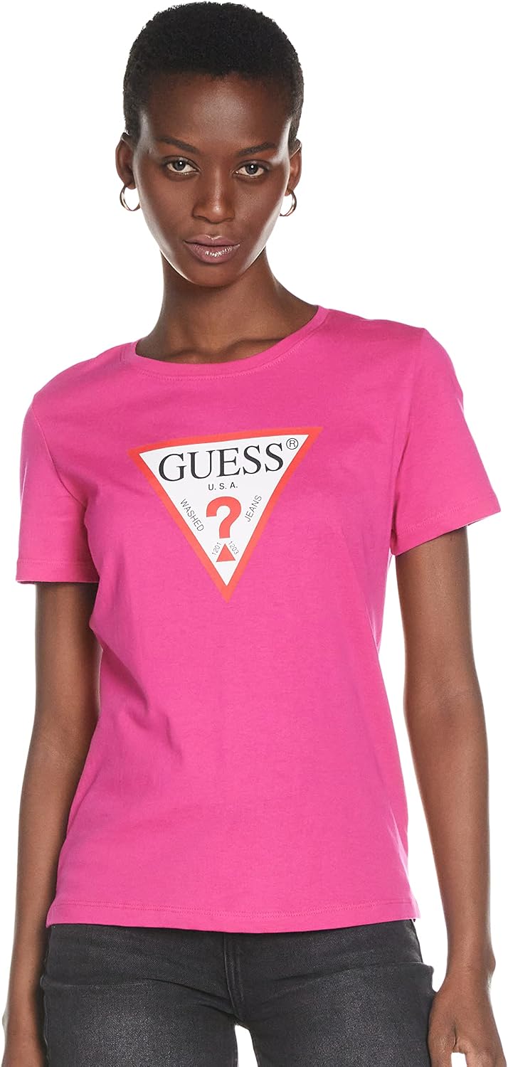 GUESS Women's Original Logo S/S T-Shirt 