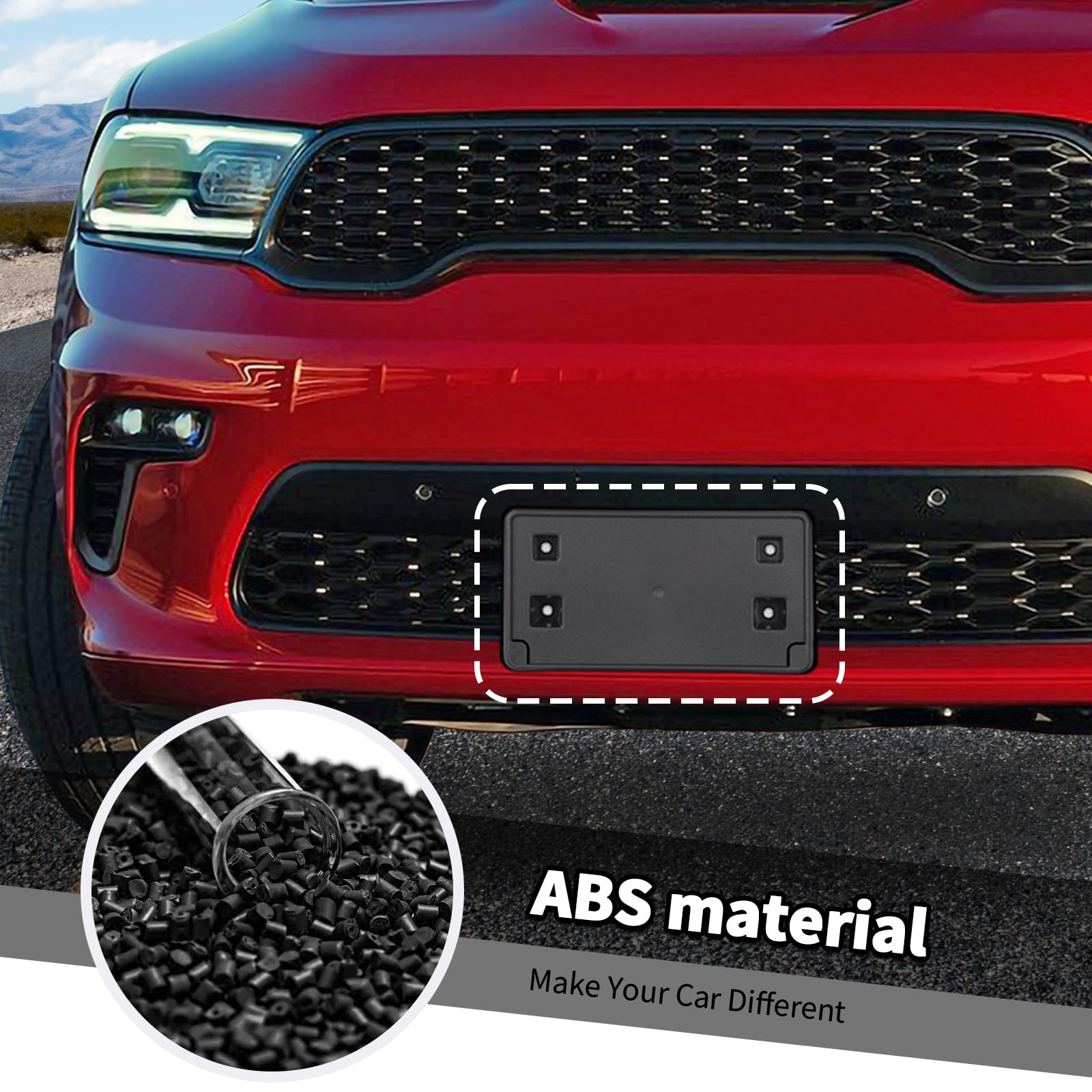 Front License Plate Bracket Holder For Dodge Durango 2014-2019 – CH1068135