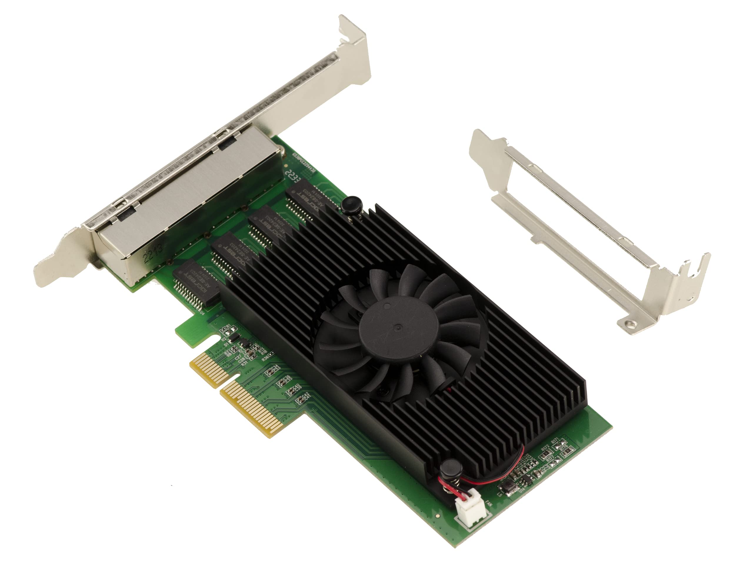 Image secondaire de Carte PCIe 2.5 x4 LAN Gigabit Ethernet 4 Ports RJ45 - KALEA-INFORMATIQUE