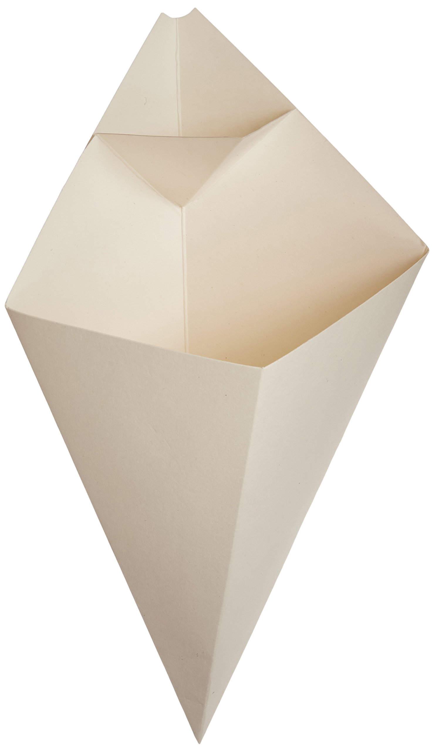 American Metalcraft SQFBCN - Cestas y conos para freír, 25,4 cm de largo x 15,2 cm de ancho, color blanco