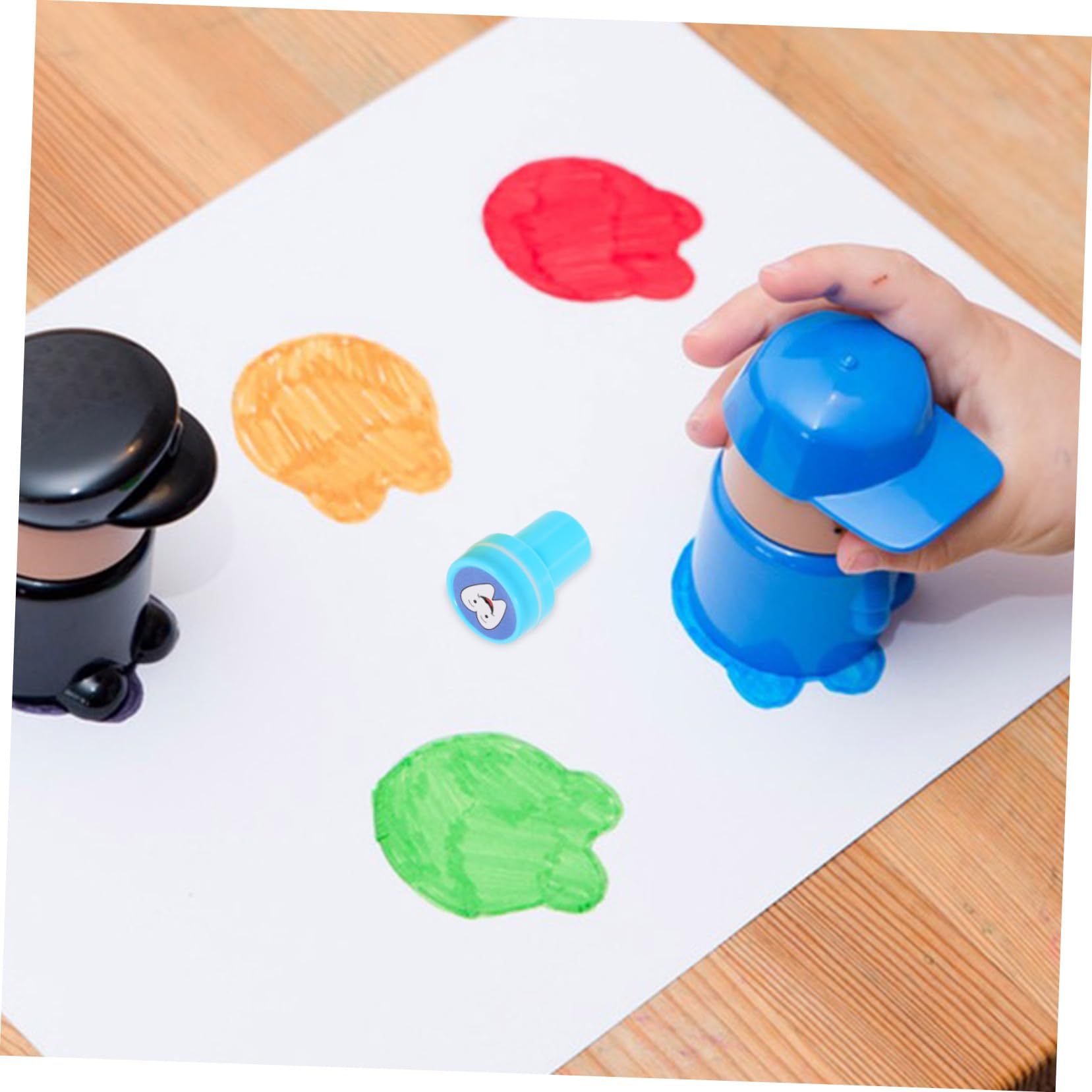 Bailinks 6 pezzi Timbri per Insegnanti, francobolli per bambini