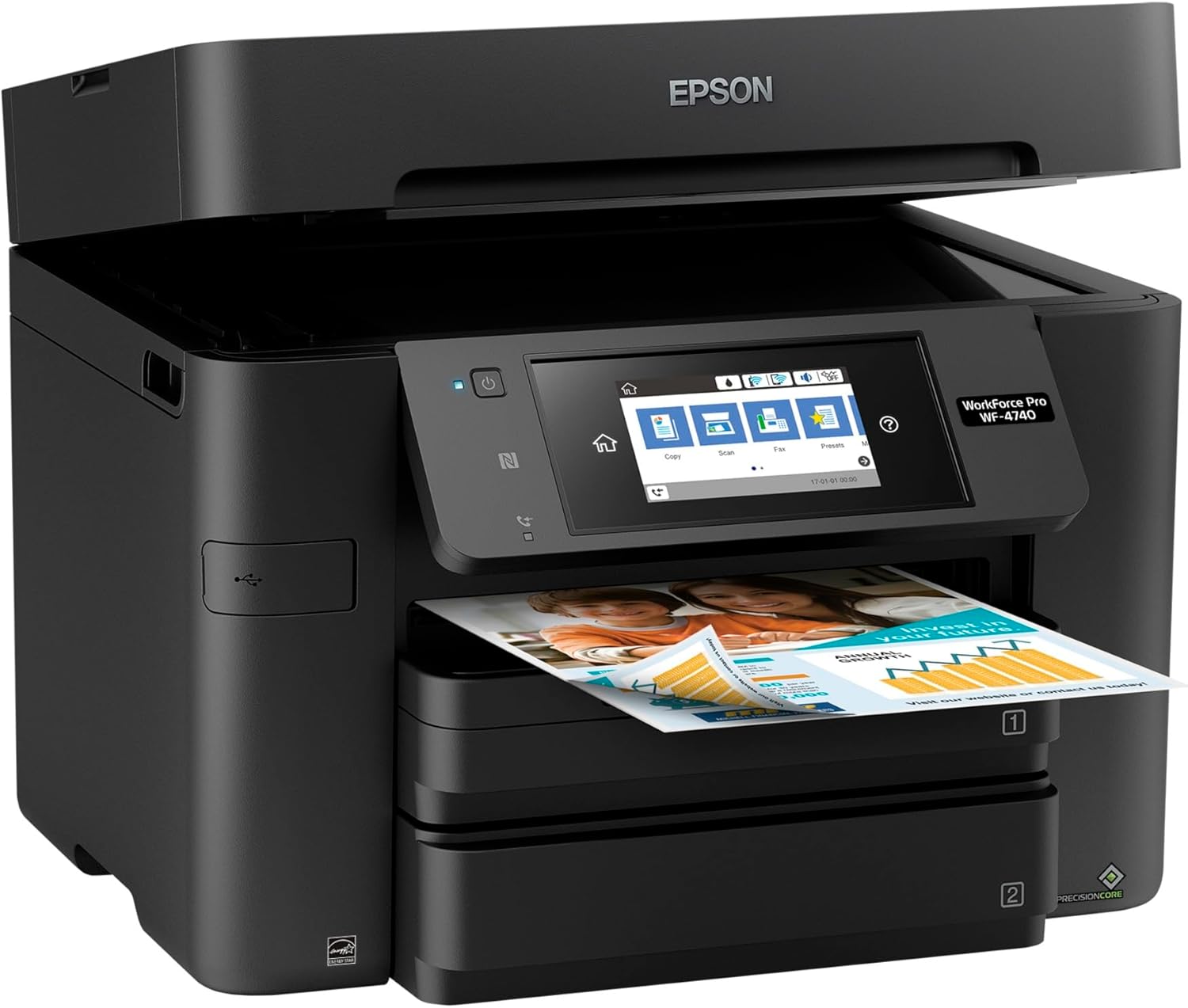 Epson WorkForce Pro WF-4740 Review: Fast, Affordable All-in-One