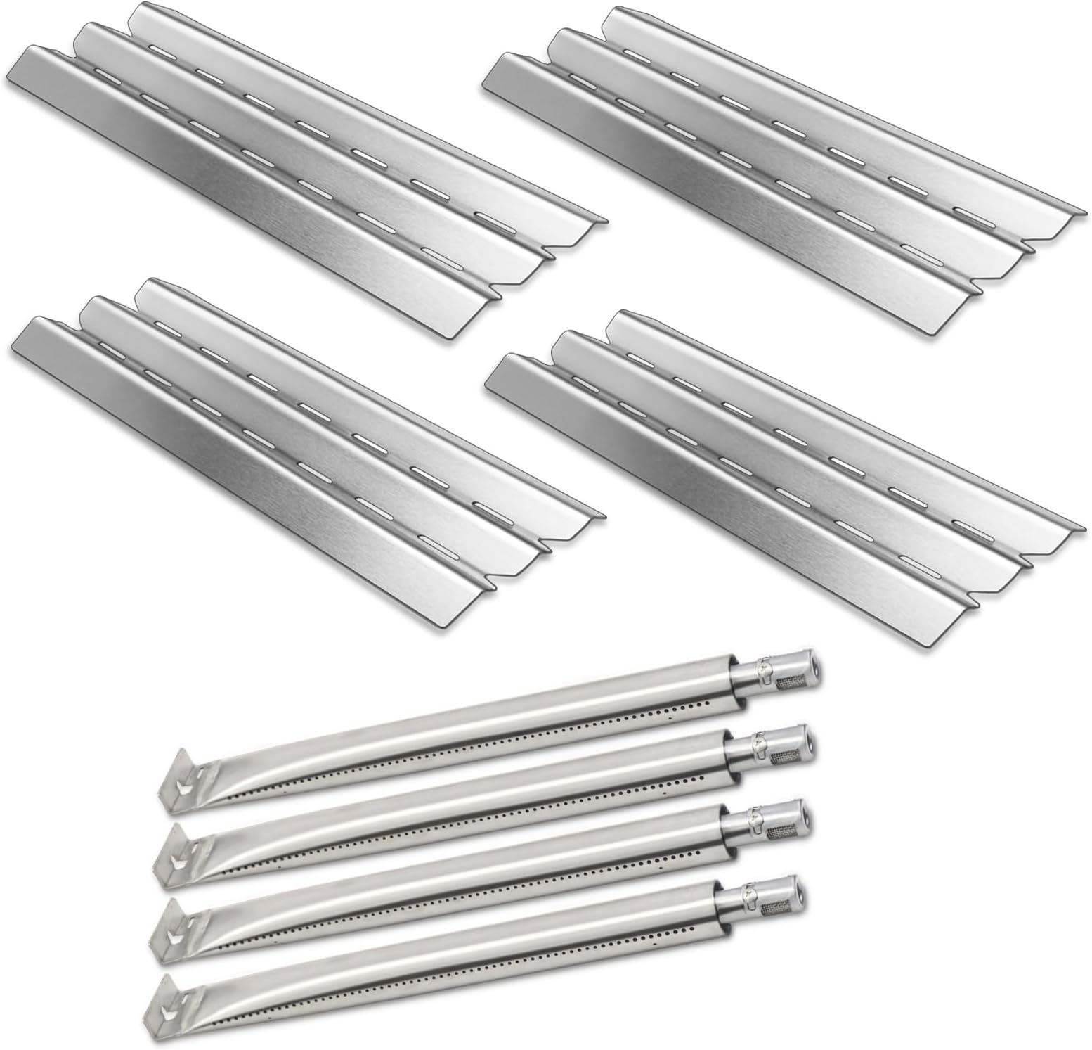 Grill Replacement Part for Broil King 9215-54 9221-54 9221-64 9221-67 9235-24 Baron 320 Baron 420 Baron 440 Baron 490 Baron 540 Baron 590, Baron 340, Stainless Steel Heat Plate and Grill Burner