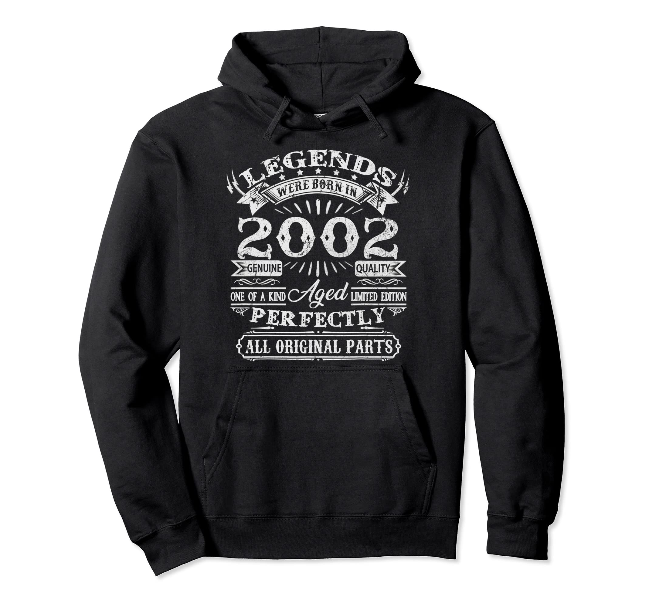 Made In 2002 - 20th Birthday Gifts For Men WomenLegends Were Born In 2002 20 Year Old Birthday Gifts For Men Pullover Hoodie