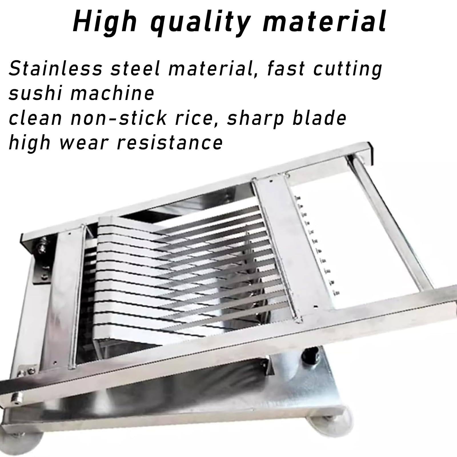 Sushi Roll Slicer, Manuelle Schneidemaschine für japanische Restaurants und Snackbars, 8/10/12 Segment Slicing für Rollen