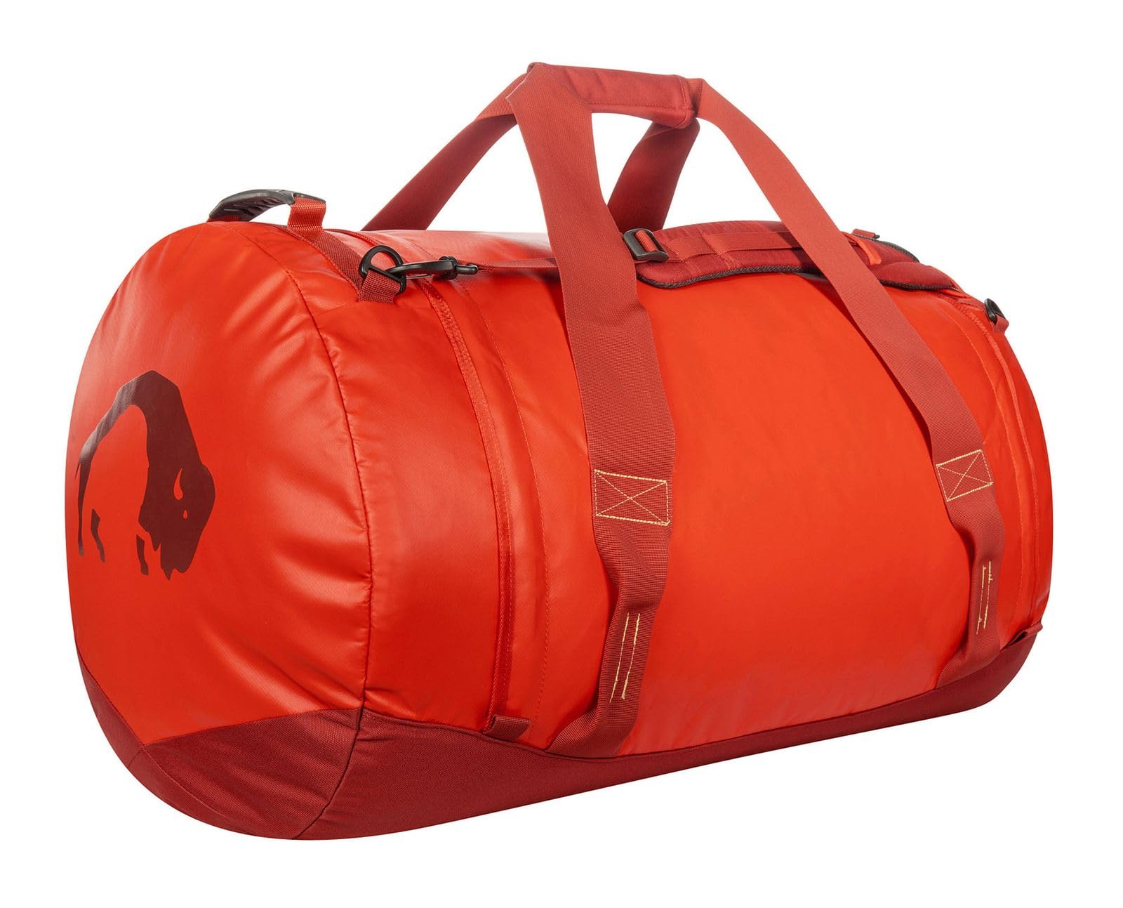 Tatonka Barrel XL Reisetasche - 110 Liter - wasserfeste Tasche aus LKW-Plane mit Rucksackfunktion und großer Reißverschluss-Öffnung - große Rucksacktasche - robust und pflegeleicht