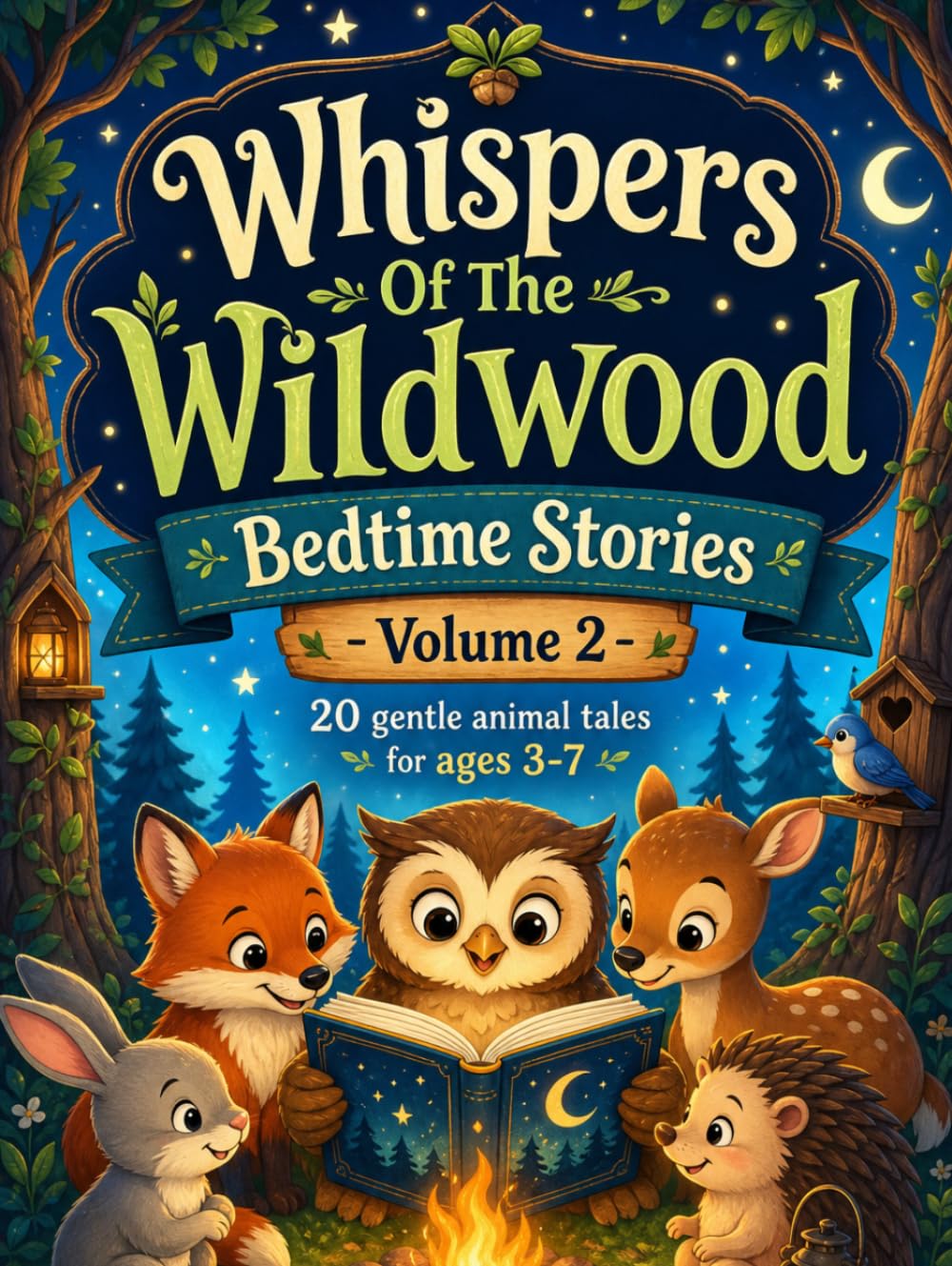 Whispers Of The Wildwood Bedtime Stories - Volume 2: 20 Gentle Animal Tales for ages 3-7