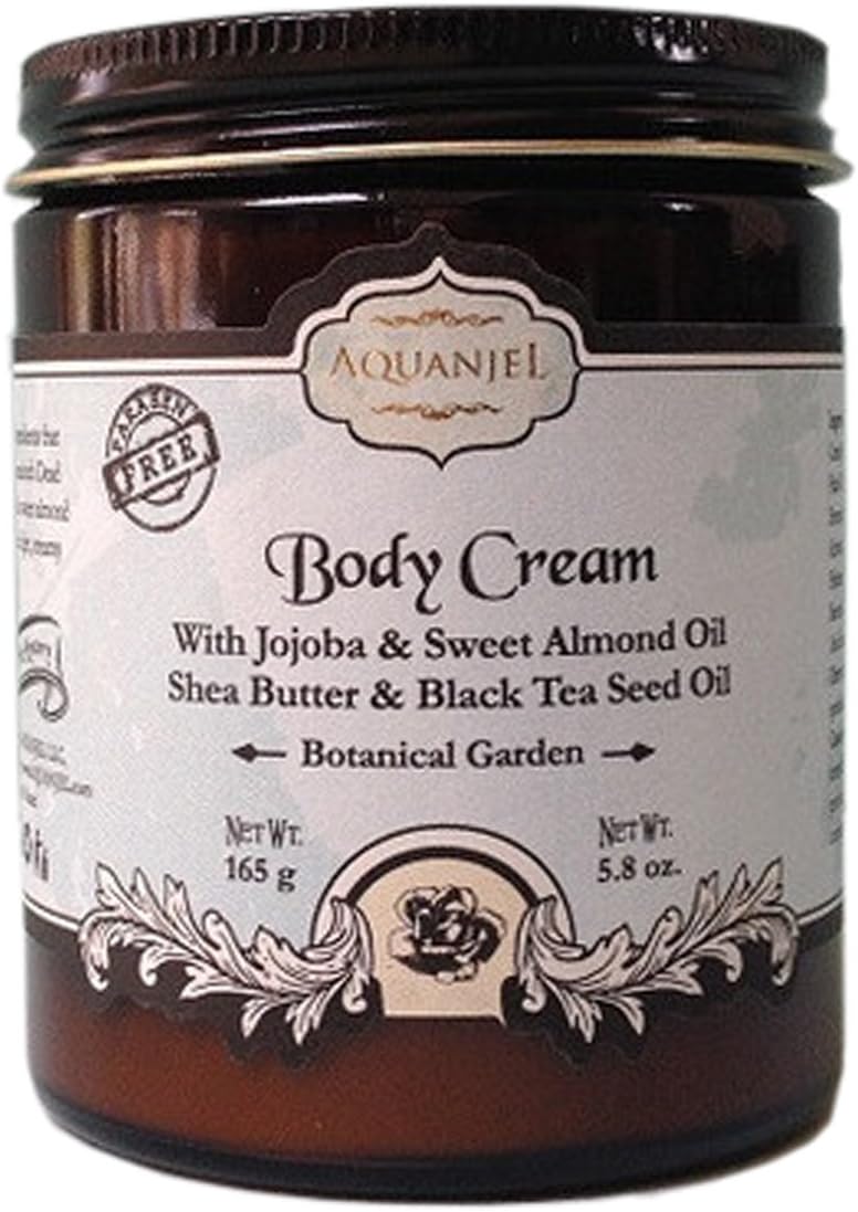 Body Cream - Natural Blend of Dead Sea Minerals with Shea Butter, Jojoba, Sweet Almond and Black Tea Seed Oils (Botanical)