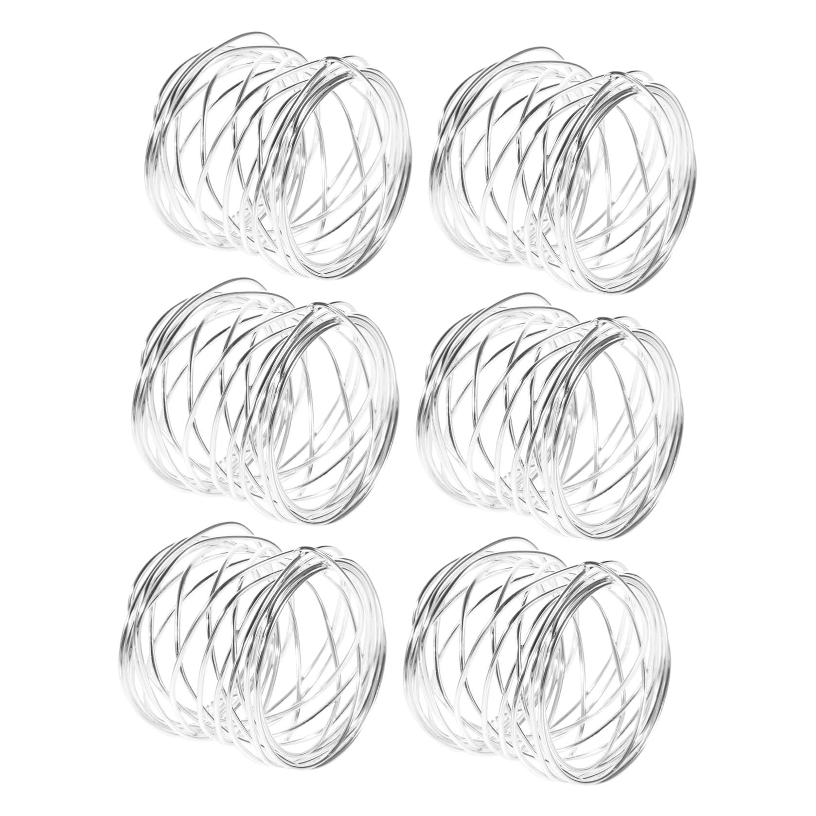 Ciieeo 5 Set Portatovaglioli Metallo Per Decorazioni Da Tavolo Matrimonio E Feste Eleganti Per Speciali E Formali 6 Pezzi*5
