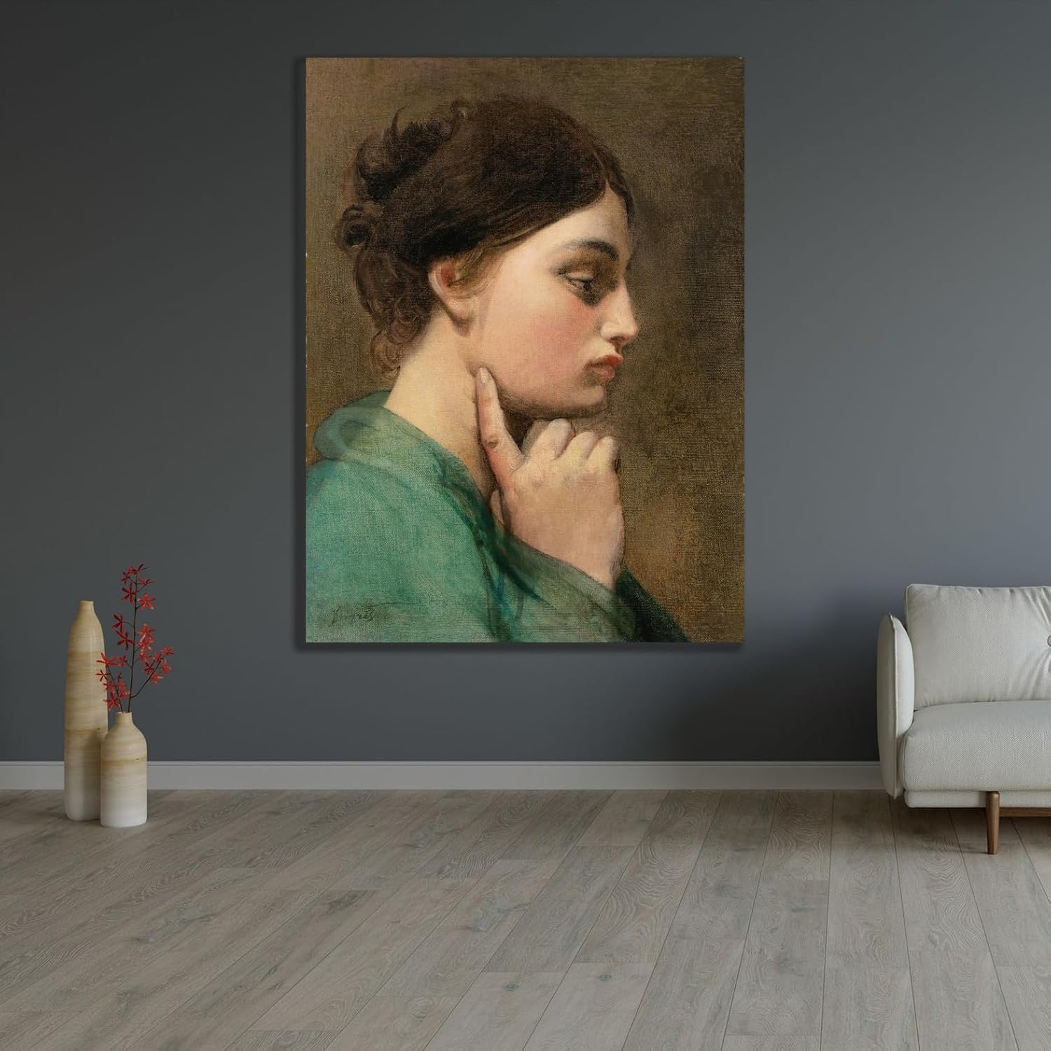 ArtDirect Odyssey, study of the figure for the apotheosis by Homer Custom Framed Art Print Giclee Print or Canvas Options with Various Sizes and Customization by Jean Auguste Dominique Ingres