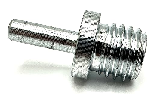 DA1 5/8" to 1/4" Drill Adapter Converts 2" to 6" Polisher Pad Backing Plates or Core Drill Bit with 5/8”-11 UNC Thread to 1/4" Shank for Use with Drills, Drill Press and Die Grinders