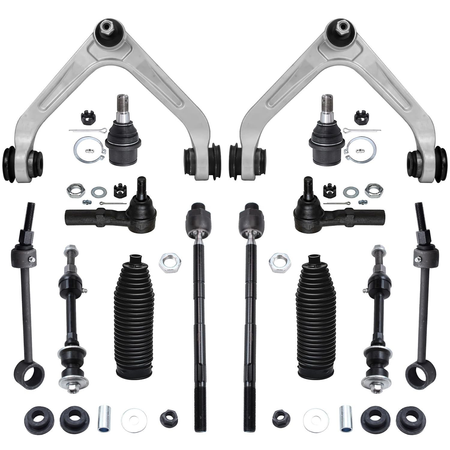 Detroit Axle - RWD Front 14pc Suspension Kit for Dodge Ram 1500 2500 3500
