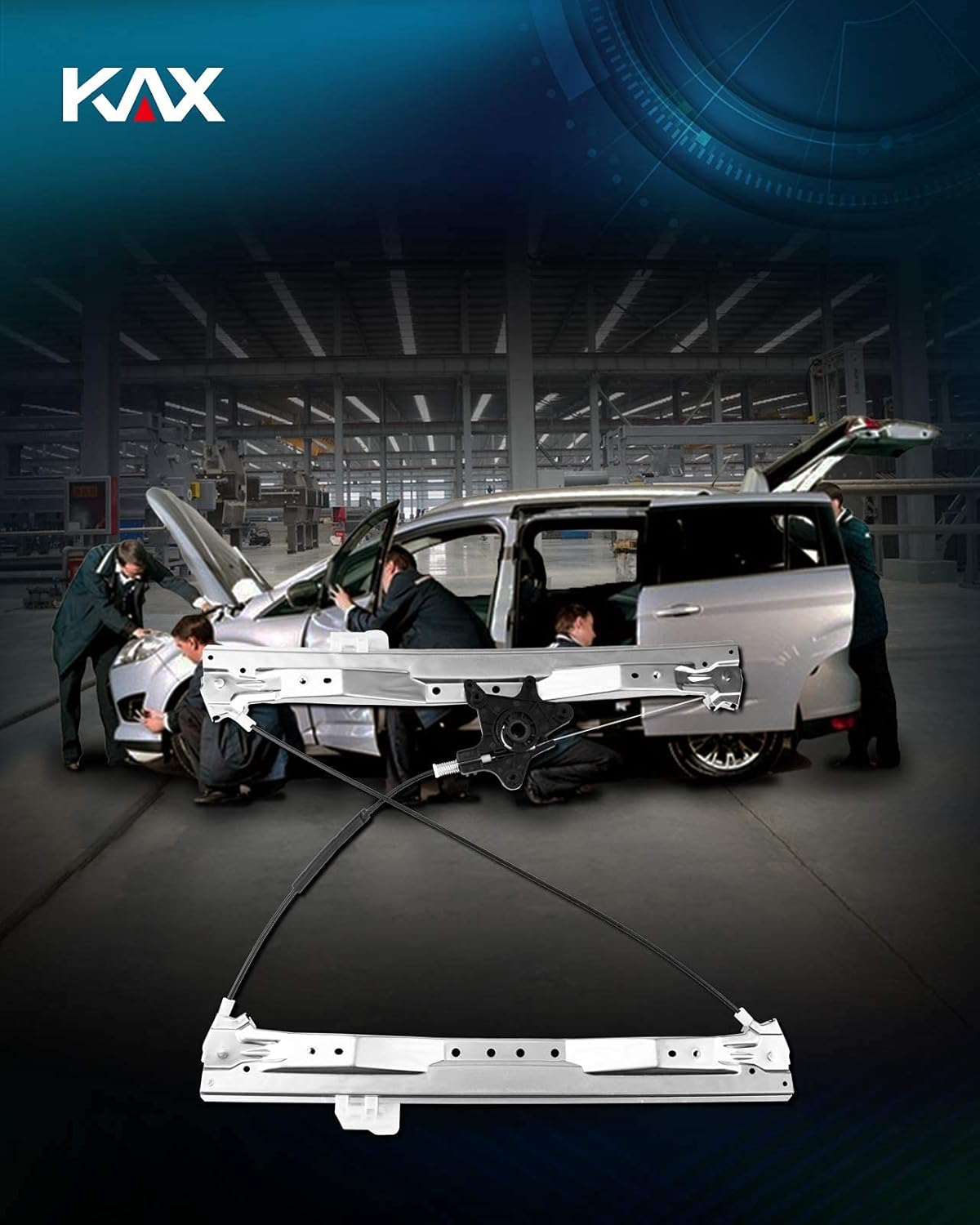 Buy Kax 749-509 Power Window Regulator Without Motor Front Right Passenger Side Replacement Compatible With Grand Caravan 2008-2020 / Town And Country 2008-2016 / C/V 2012-2015 / Routan 2009-2014 Online In Italy. B08R9Psb83