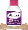 MiraLAX Gentle Constipation Relief Laxative Powder with Stirrer, Stool Softener with PEG 3350, No Harsh Side Effects, Osmotic Laxative, 1 Doctor & OBGYN Recommended, 14 Dose