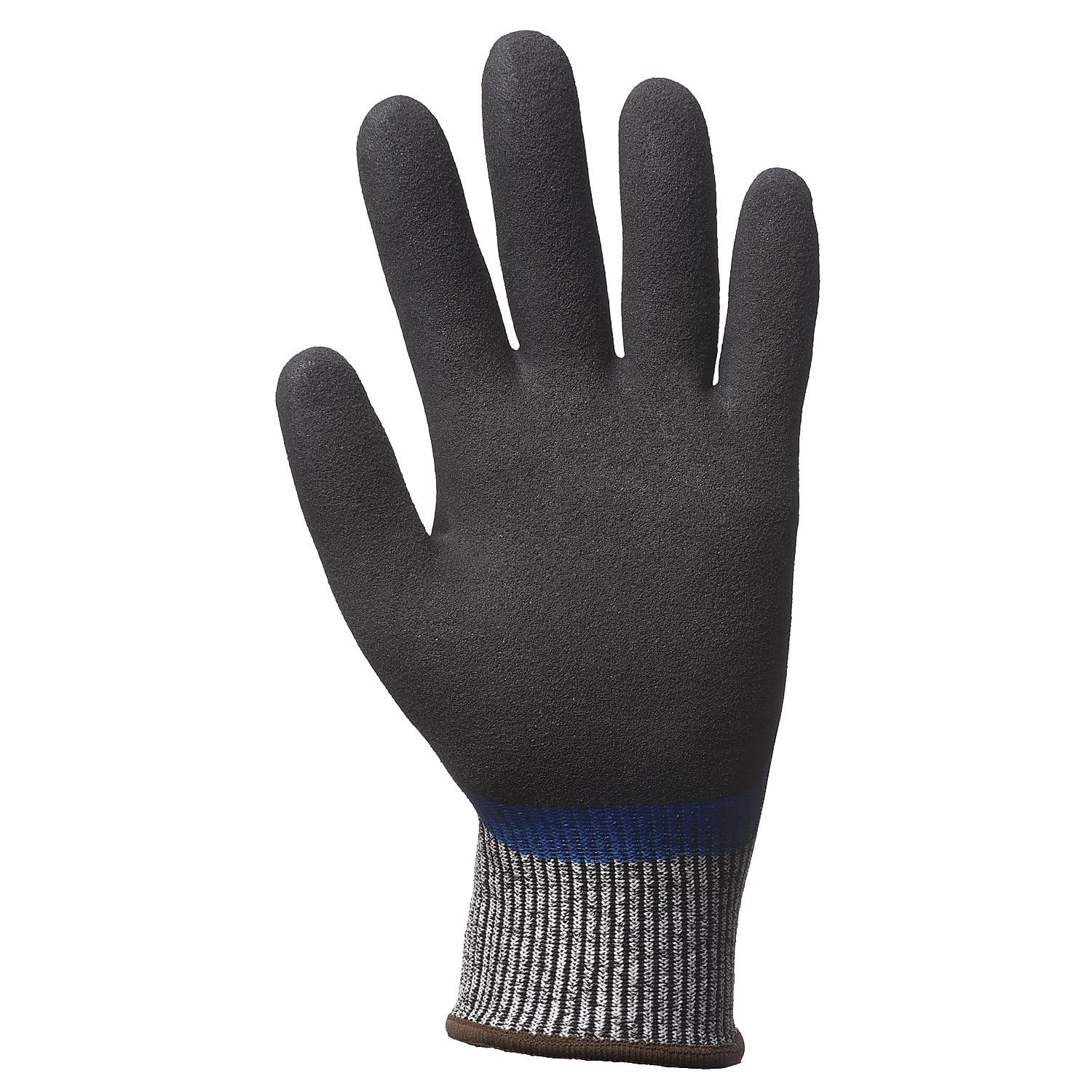 Coverguard - Gants anti coupures noir bleu en nitrile EUROCUT N555 (Pack de 5) 10 Noir / Bleu