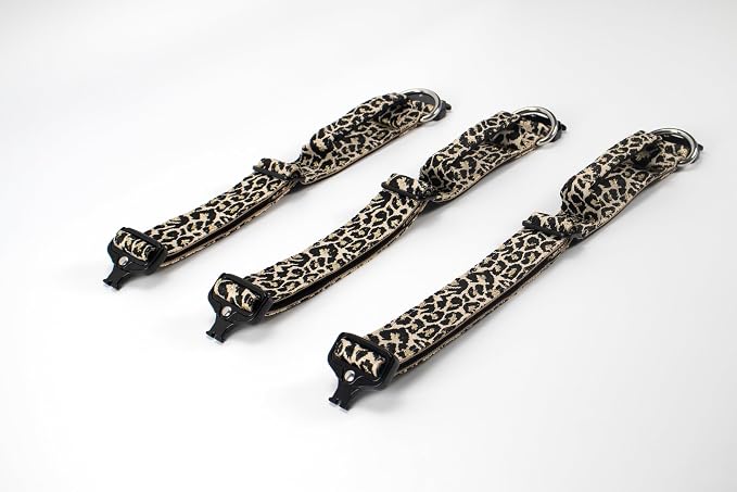 Collar para perro grande con diseño leopardo ajustable miniatura 6