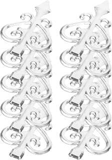 10pcs Stainless Steel Decorative Fence Toppers for Garden Fence