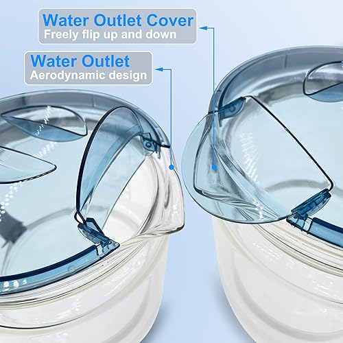 Miniatura 5 de Shurex Jarra de vidrio de 1 galón4L para destilador de encimera, contenedor de agua de botella de colección de repuesto para Megahome, CO-Z, VEVOR,