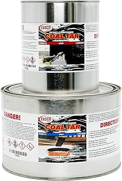 Fasco Epoxies #54 - Coal Tar Epoxy - 1.5 Gallon Kit