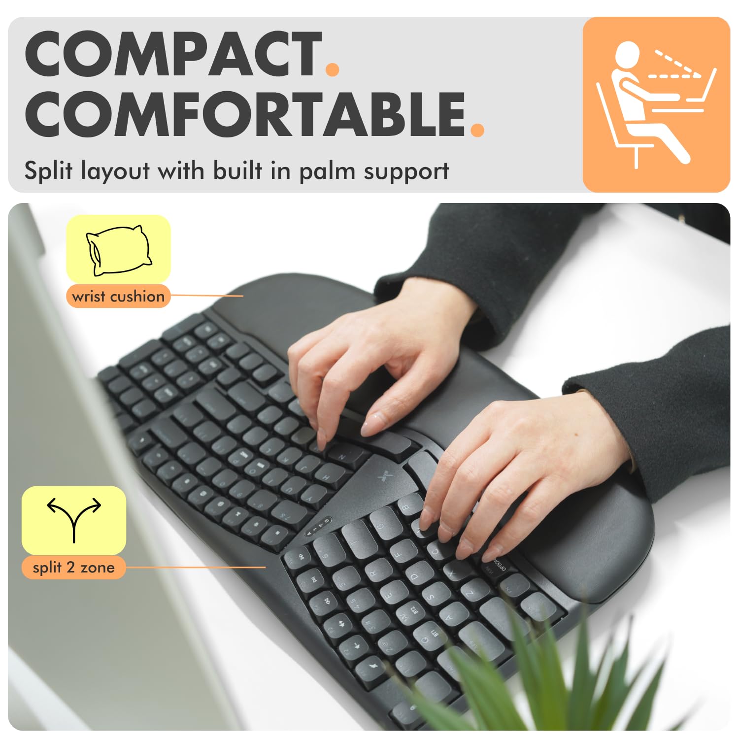 X9 Performance Ergonomic Keyboard Gallery Image