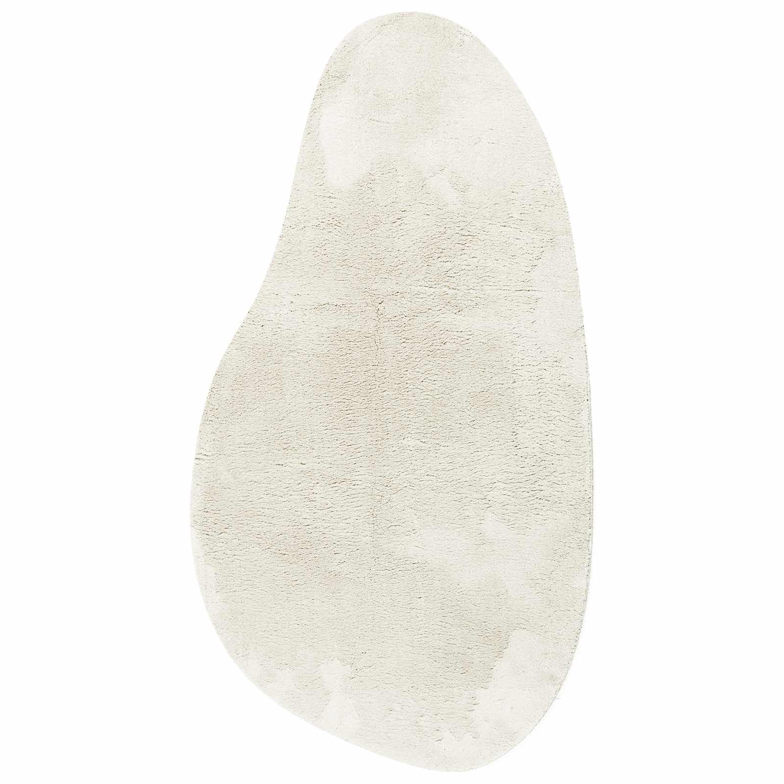 vidaXL Tapis HUARTE Crème 80 x 150 cm Polyester | Une sensation agréable sous le pied, La forme ondulée unique ajoute une ambiance contemporaine,