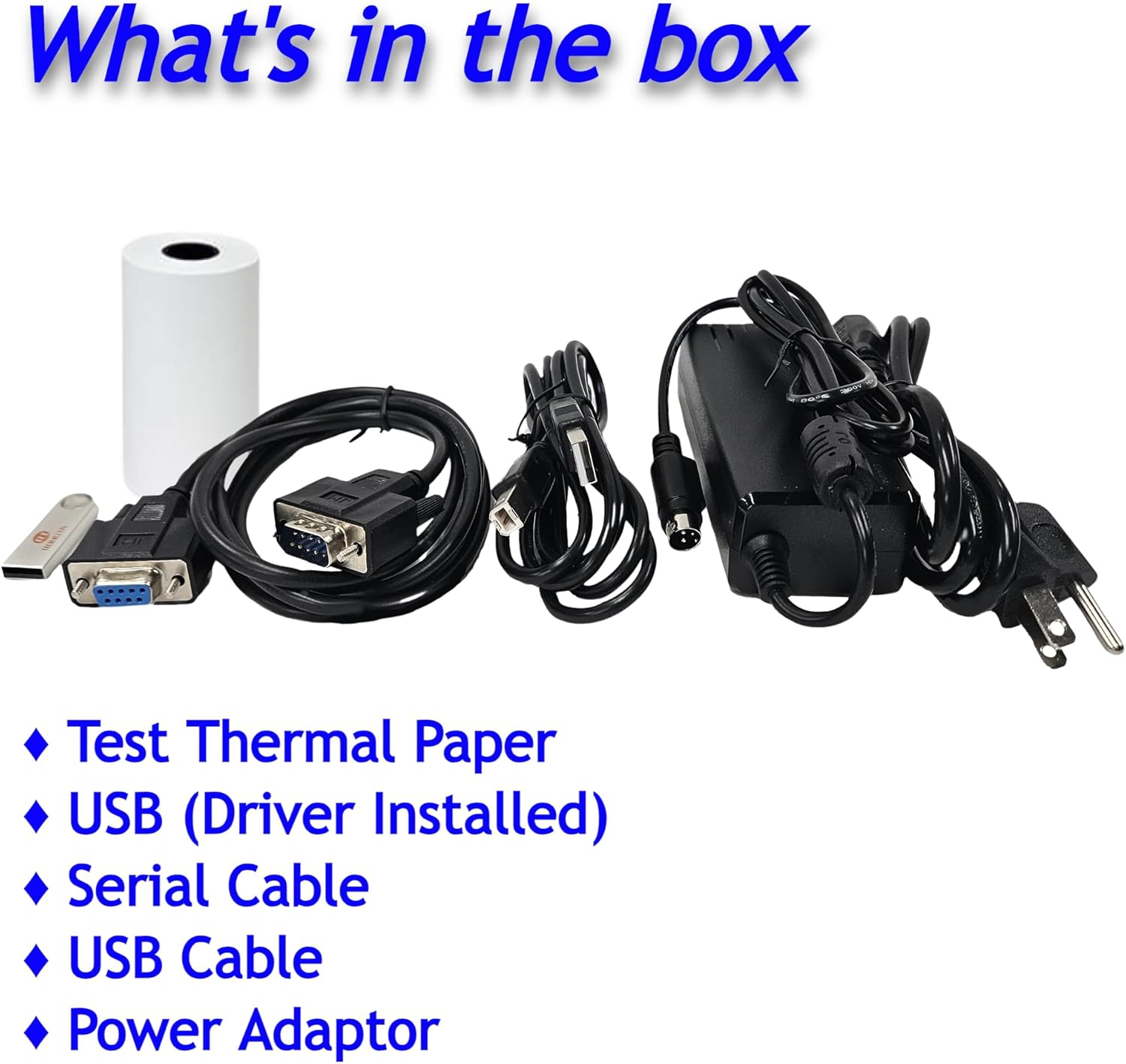 Contents of the HK SYSTEMS RP326 printer box