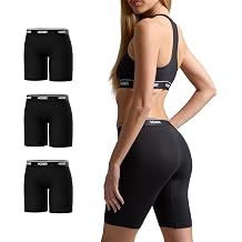 Woxer Womens Boxers - Biker 9" Boy Shorts Underwear for Women, Modal Boxer Briefs, Chafe Free, Womens Underwear